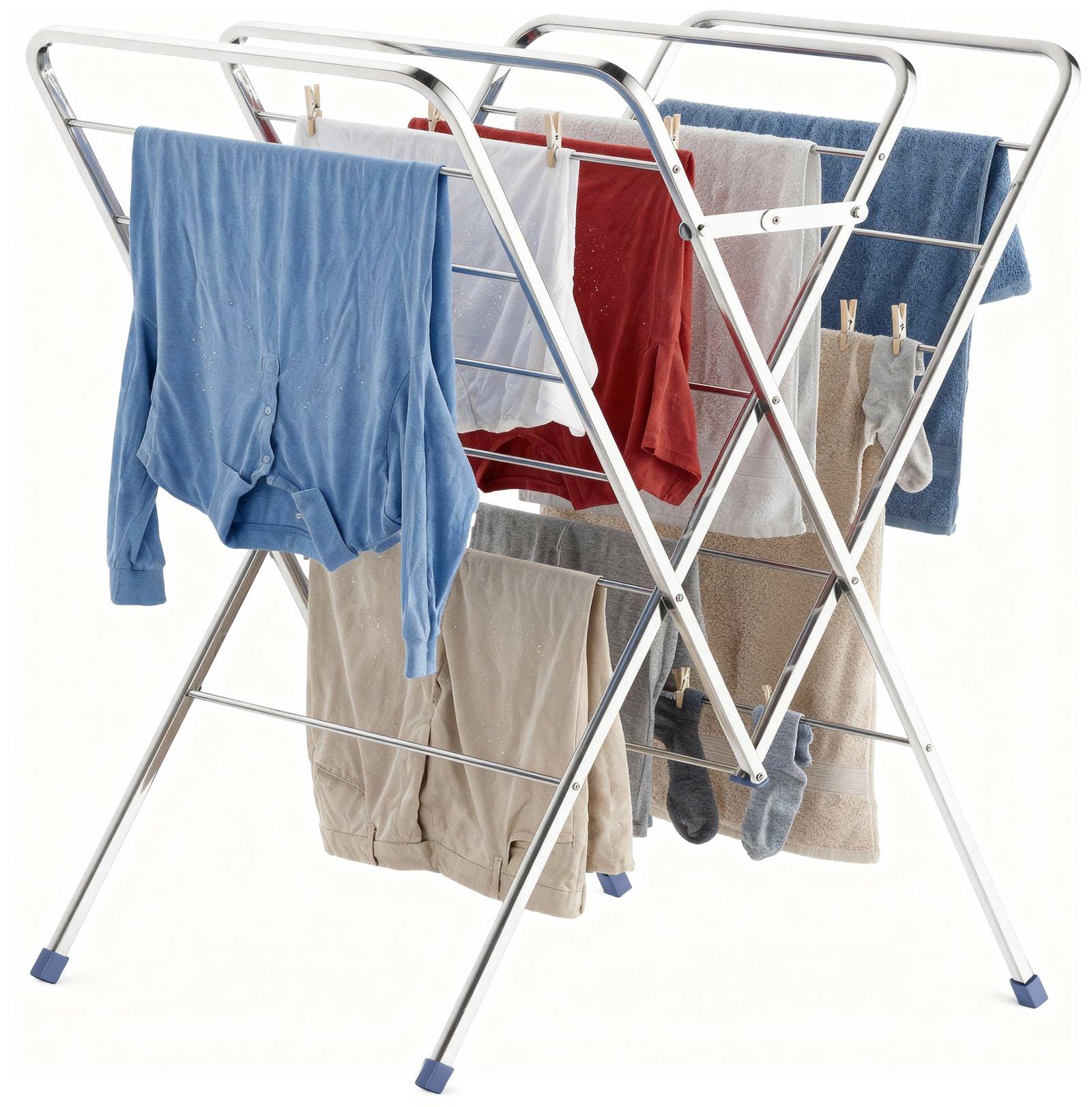 Scissor Cloth Drying Stand 4 Wing - Temp for Trile - Order will Not Delivered